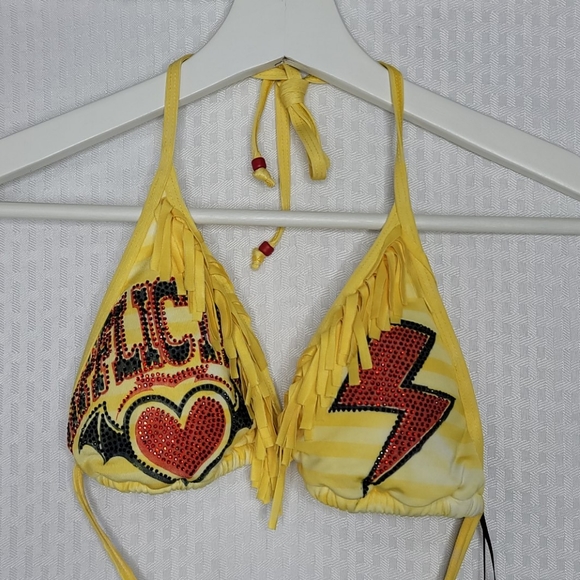 Affliction Other - Affliction Black Premium bikini top New size xs